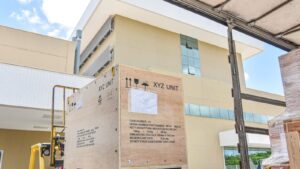 Chegada do Acelerador Linear no Hospital do Câncer (1)