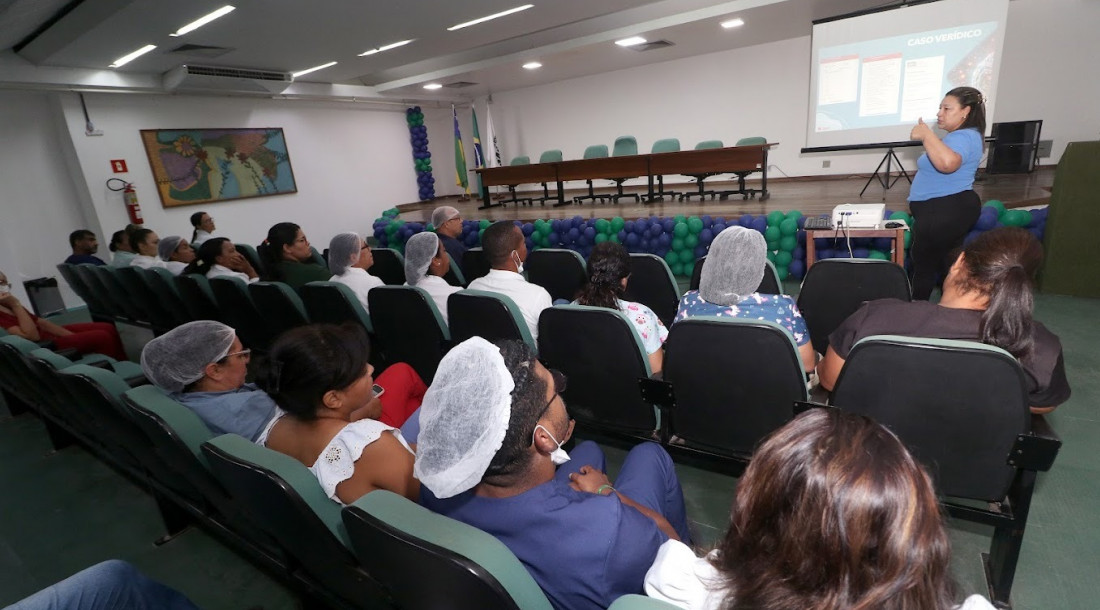 Profissionais do Huse fazem treinamento para utilização da plataforma digital nas linhas de cuidado do infarto e do AVC