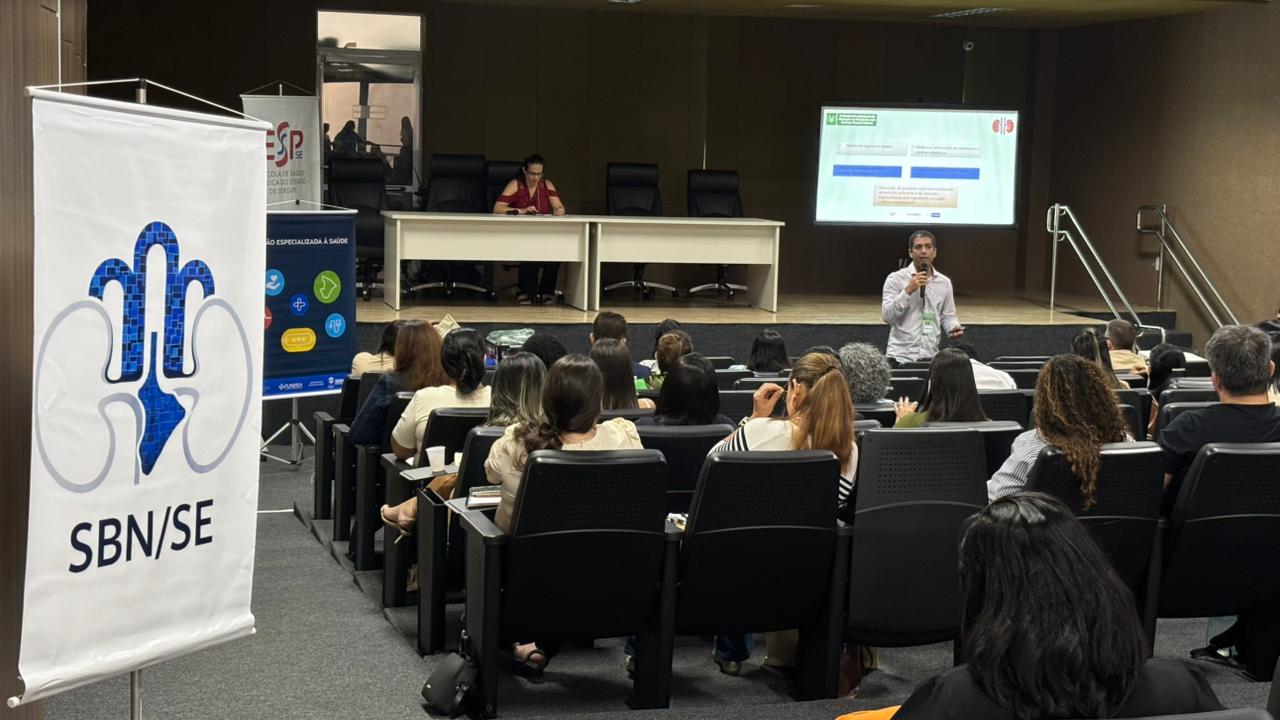 II Seminário Estadual qualifica profissionais da Atenção Primária para prevenção e cuidado da Doença Renal Crônica em Sergipe