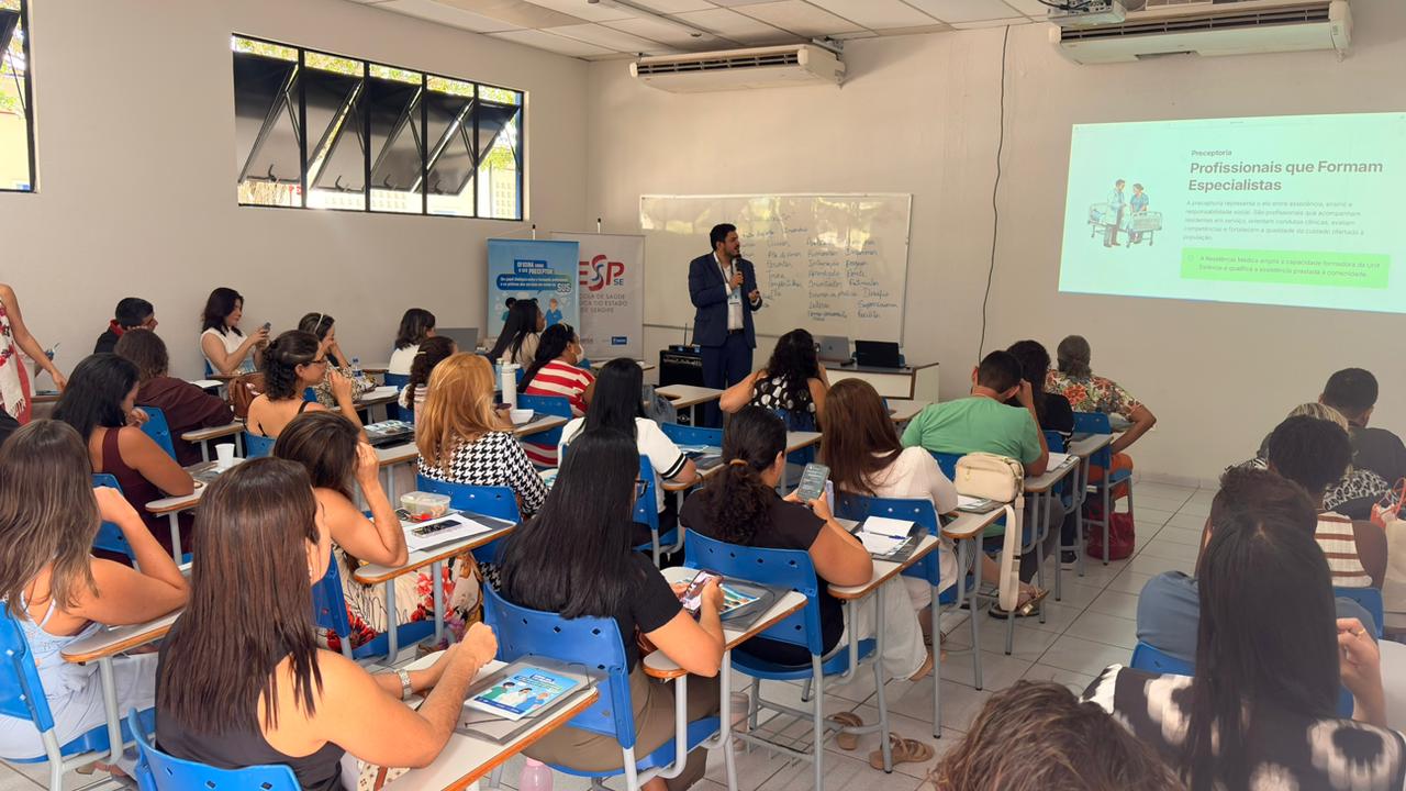SES promove oficina em Estância para fortalecer formação prática de profissionais da saúde